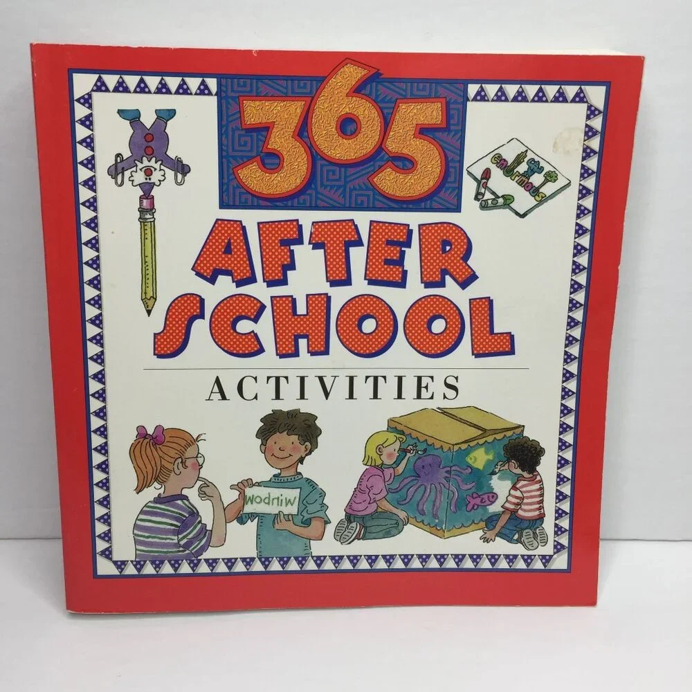 365 After School Activities Book Burton Halls Hoffman Play Dough Twig Boats